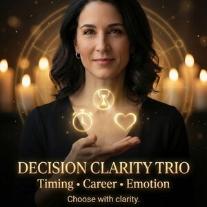 Decision Clarity Trio: Calm Guidance for Confusing Choices