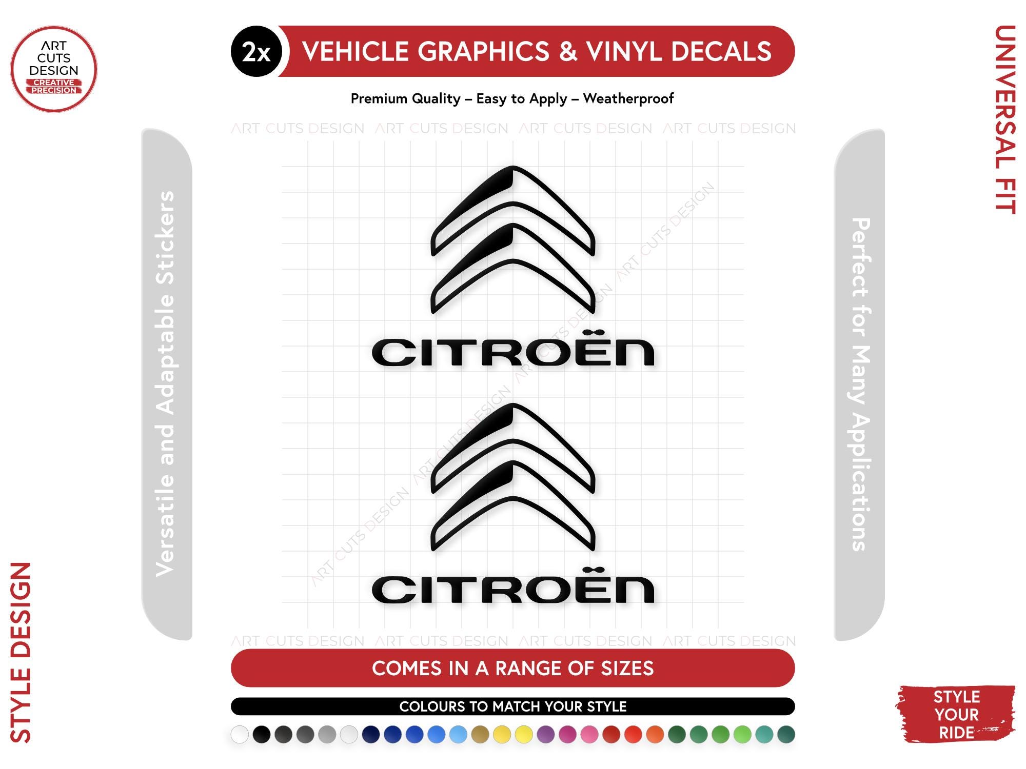 Citroen Logo - Etsy Norway