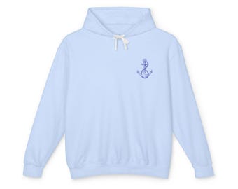Nautical Fish & Anchor Hoodie