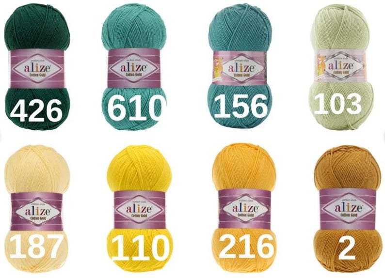 Alaze Label Alize Cotton Gold Yarn, Amigurumi Crochet, Baby Cotton, 100g - Etsy