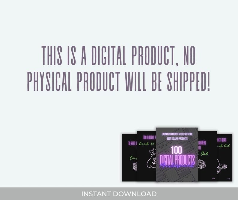 100 Best Digital Product Ideas to Sell on Etsy - Etsy