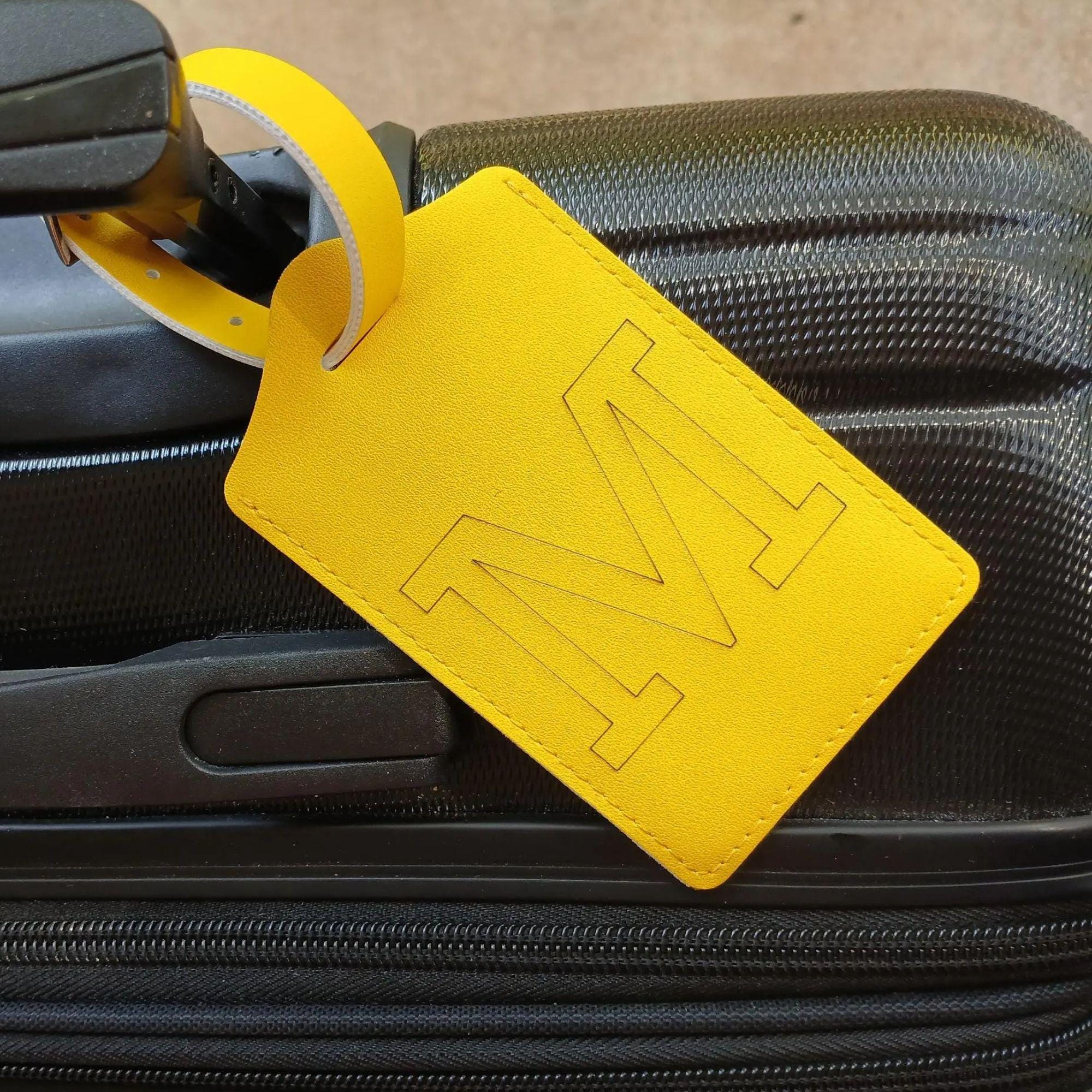 Personalized Luggage Tag Custom Travel Accessory Set Monogram Bag…