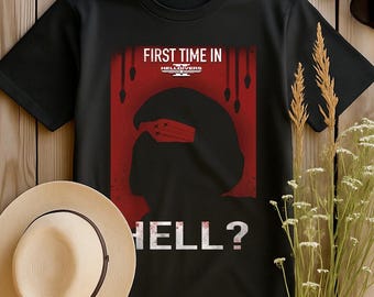 First Time in Hell Helldivers 2 Graphic Tee | Propaganda Poster Shirt | Super Earth Unisex S-4XL