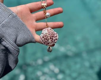 ONE OF A KIND seashell keychain accessories for bag, wallet, car keys
