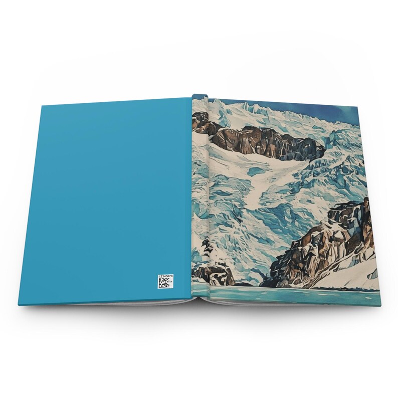 Glacial Mountain Landscape Hardcover Journal | Matte Notebook image 5