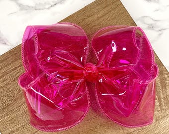Fuschia Twisted Boutique Swim Bow