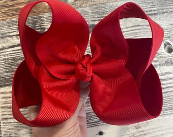 Red Twisted Boutique Bow