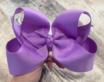 Lavender Twisted Boutique Bow