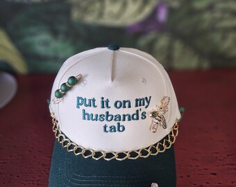 Embellished Snapback Hat: Custom A-Frame Baseball Cap