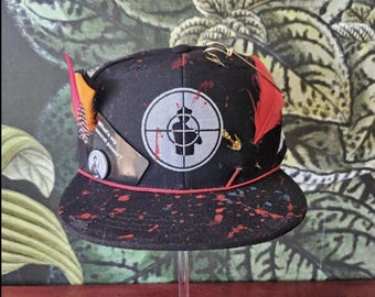 Embellished Snapback Hat: Fight the Power, One-of-a-Kind