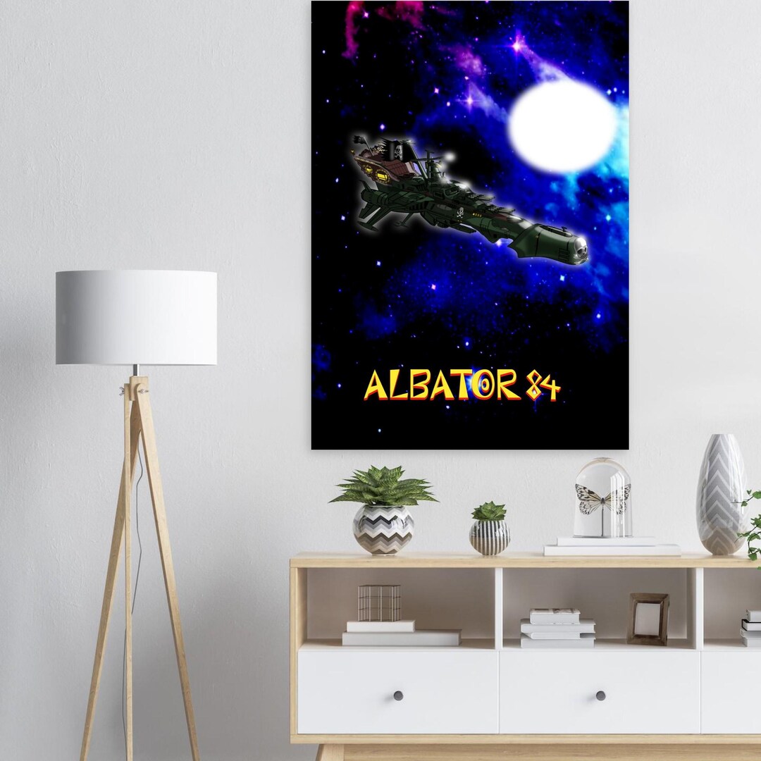 Premium Poster on Matte Paper With Albator 84 Design - Etsy
