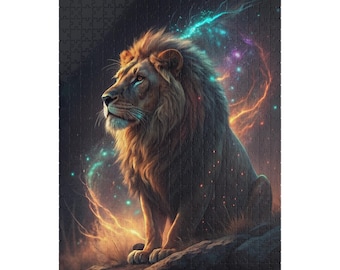Mystic Cosmic Lion Puzzle | Jigsaw Puzzle 110-520