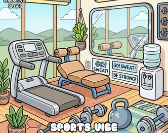 Sports vibe coloring book,31 cozy active lifestyle coloring pages for teens and adults,simple drawings,relaxing digital download(PDF)