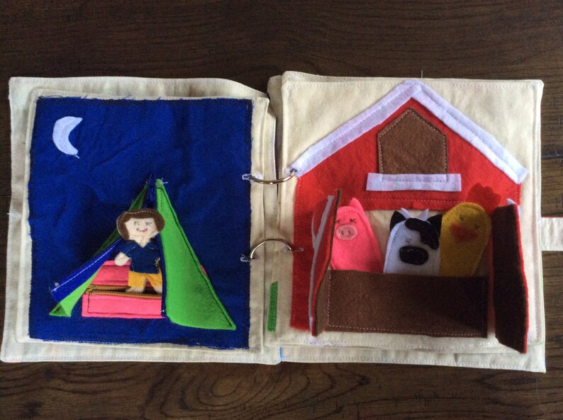 Toddler Quiet Book Etsy