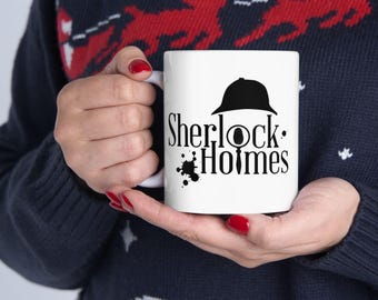 Sherlock Holmes-mok | Keramische beker 221B Baker Street