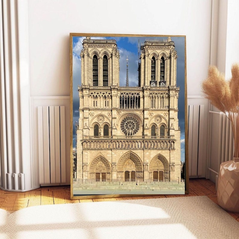Notre Dame Cathedral – Paris Printable Wall Art, Digital Download - Etsy