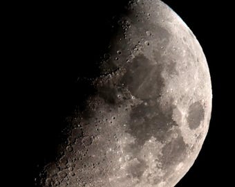 Moon In The Night Sky