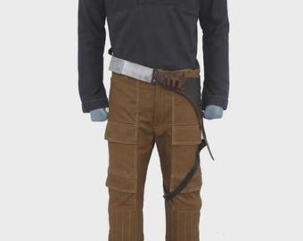 Han Solo Cosplay Costume | Star Wars Smuggler Outfit with Shirt, Pants & Belt | A New Hope Inspired Costume Set
