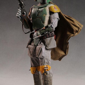 Disfraz de Boba Fett de ESB / Chaleco de El Imperio Contraataca / Capa / Partes blandas de la armadura mandaloriana / Traje de cazarrecompensas de Star Wars imagen 1