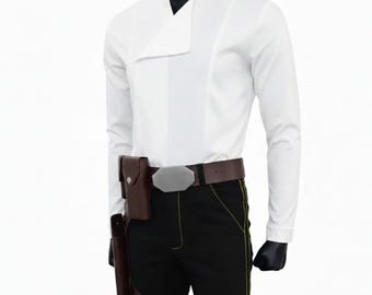 Han Solo Inspired Cosplay Outfit | Rebel Shirt, Pants & Belt