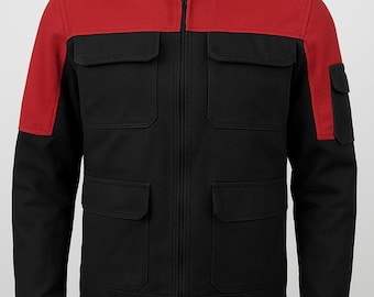 Star Wars Inspired Jacket | Black & Red Resistance Cosplay Costume