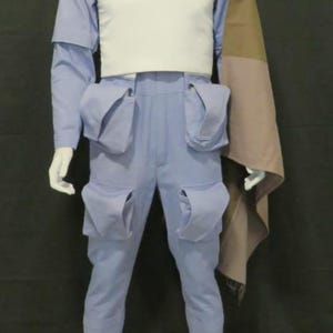 Disfraz de Boba Fett de ESB / Chaleco de El Imperio Contraataca / Capa / Partes blandas de la armadura mandaloriana / Traje de cazarrecompensas de Star Wars imagen 2