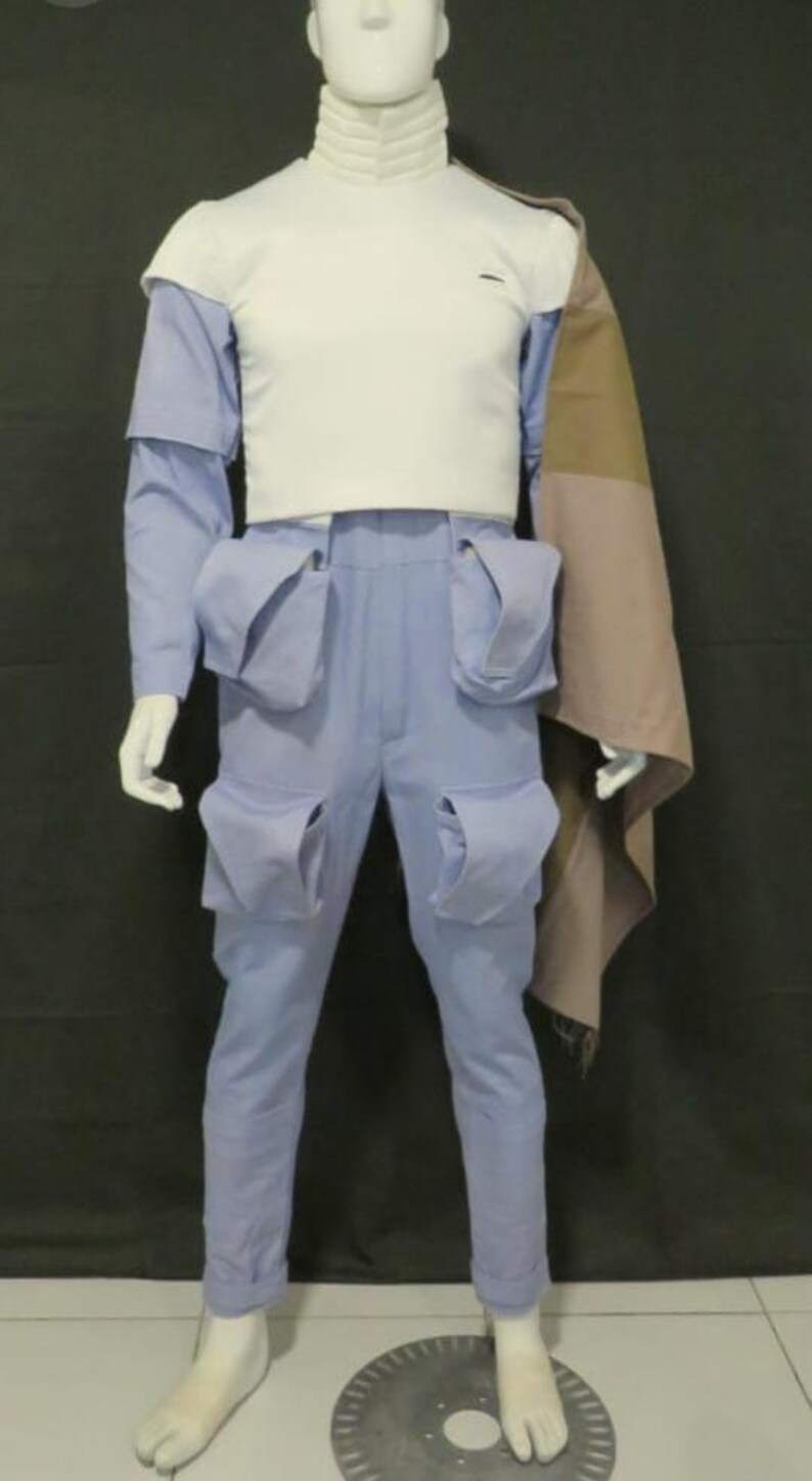 Disfraz de Boba Fett de ESB / Chaleco de El Imperio Contraataca / Capa / Partes blandas de la armadura mandaloriana / Traje de cazarrecompensas de Star Wars imagen 2