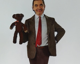 激レア　Mr. Bean doll teddy Bear 1997 90s RARE Vintage 1997 Mr. Bean Doll With Teddy – Collectible Plush