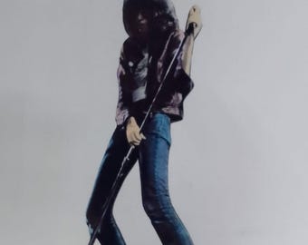 Figura recortable de JOEY RAMONE de 8" para exhibir en el stand. Decoración de Ramones.