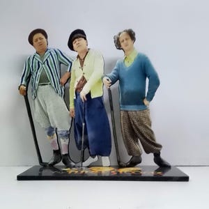 Three Stooges Figurines - Etsy