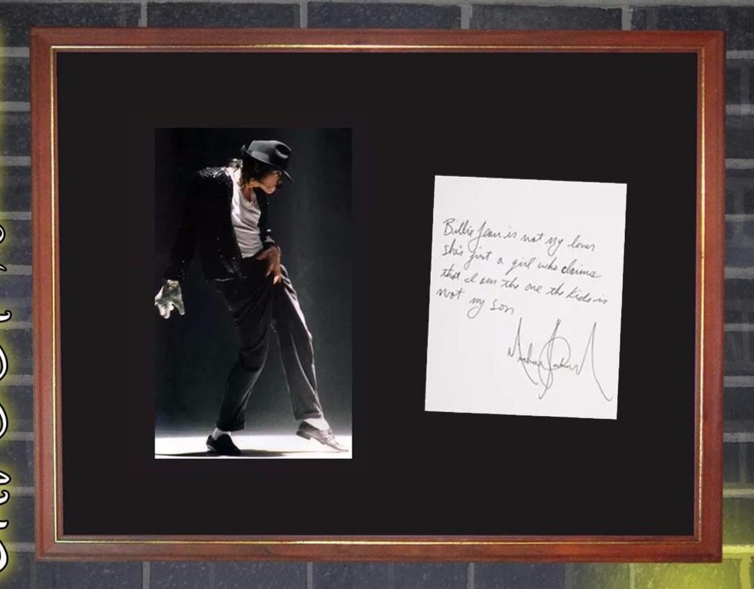 Michael jackson autograph - Etsy 日本