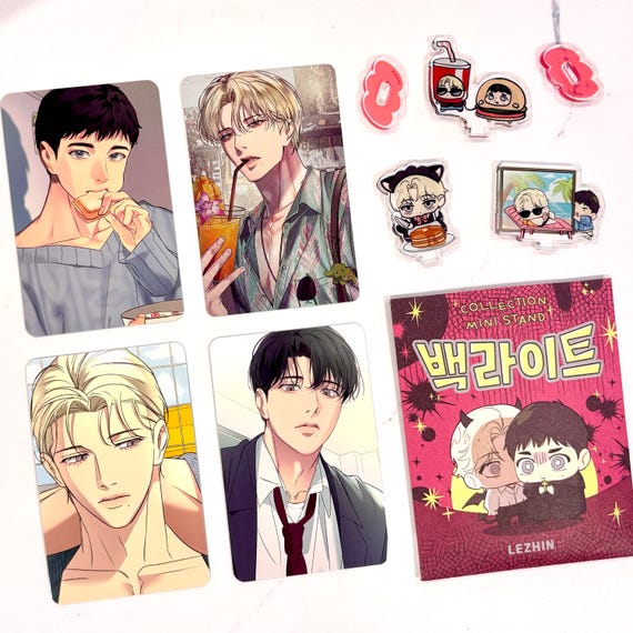 Buy Backlight BL Manhwa Photocards and Acrylic Mini Stand