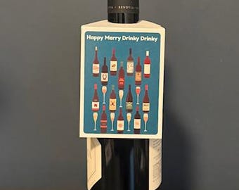 Etiqueta "Happy Merry Drinky Drinky" de Barfly