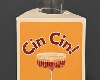 Etiqueta "Cin Cin" de Barfly