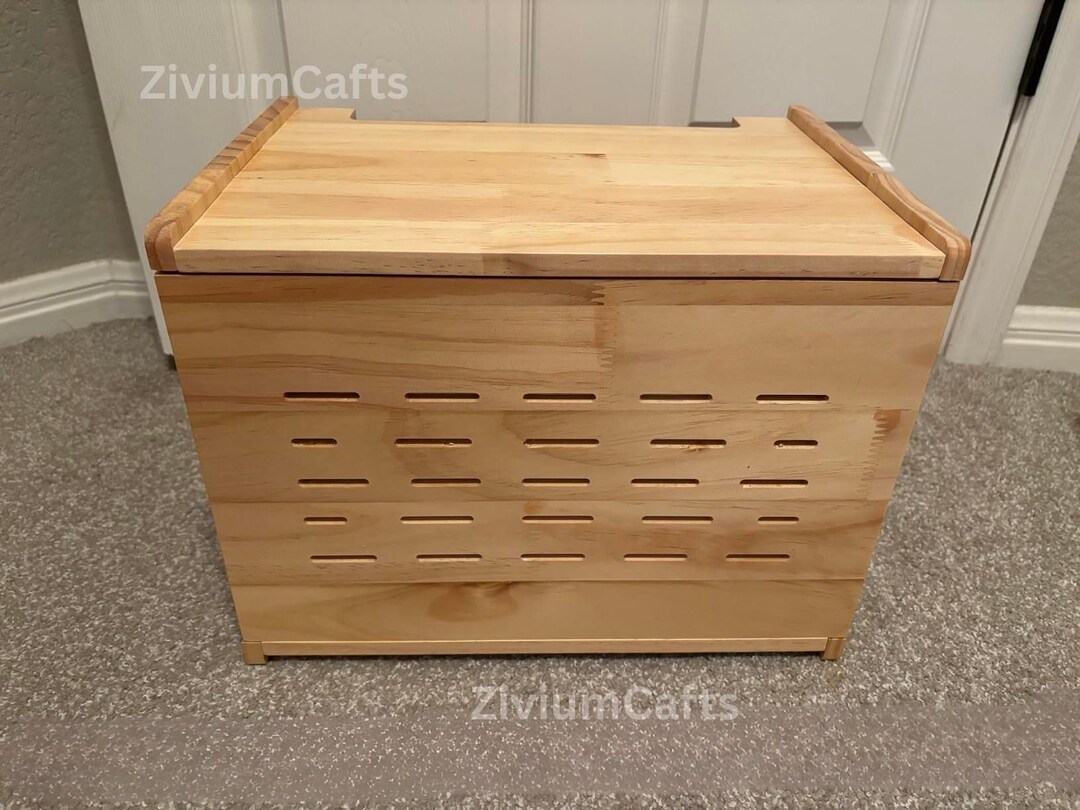 Wood Wifi Router Storage Box | Cable Management Box for Modem | Cable ...