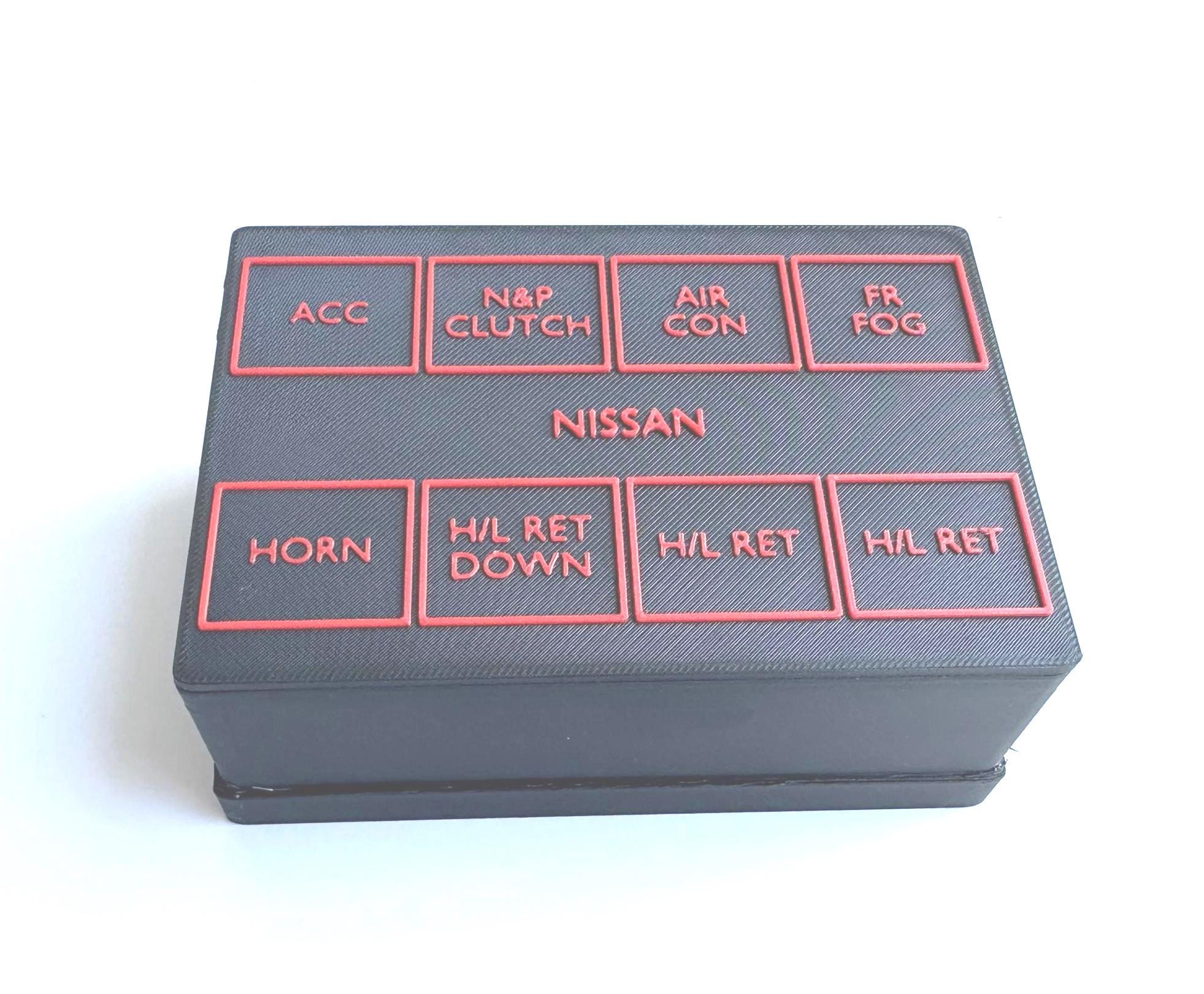 Nissan S13/ 240SX/ Silvia - Fuse Box Covers Pair - Red - Etsy