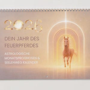 Dein Jahr des Feuerpferdes 2026 inkl. monatlicher astrologischer Prognosen, die ich anhand Deiner persönlichen Daten erstelle & integriere.