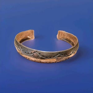 Ben J Chavez ナバホ族シルバーカフ Ben J Chavez Jewelry - Etsy