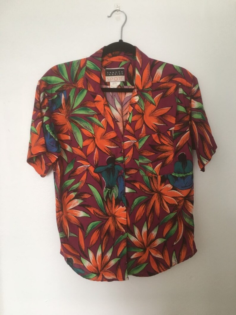 Vintage Plum Hawaiian shirt