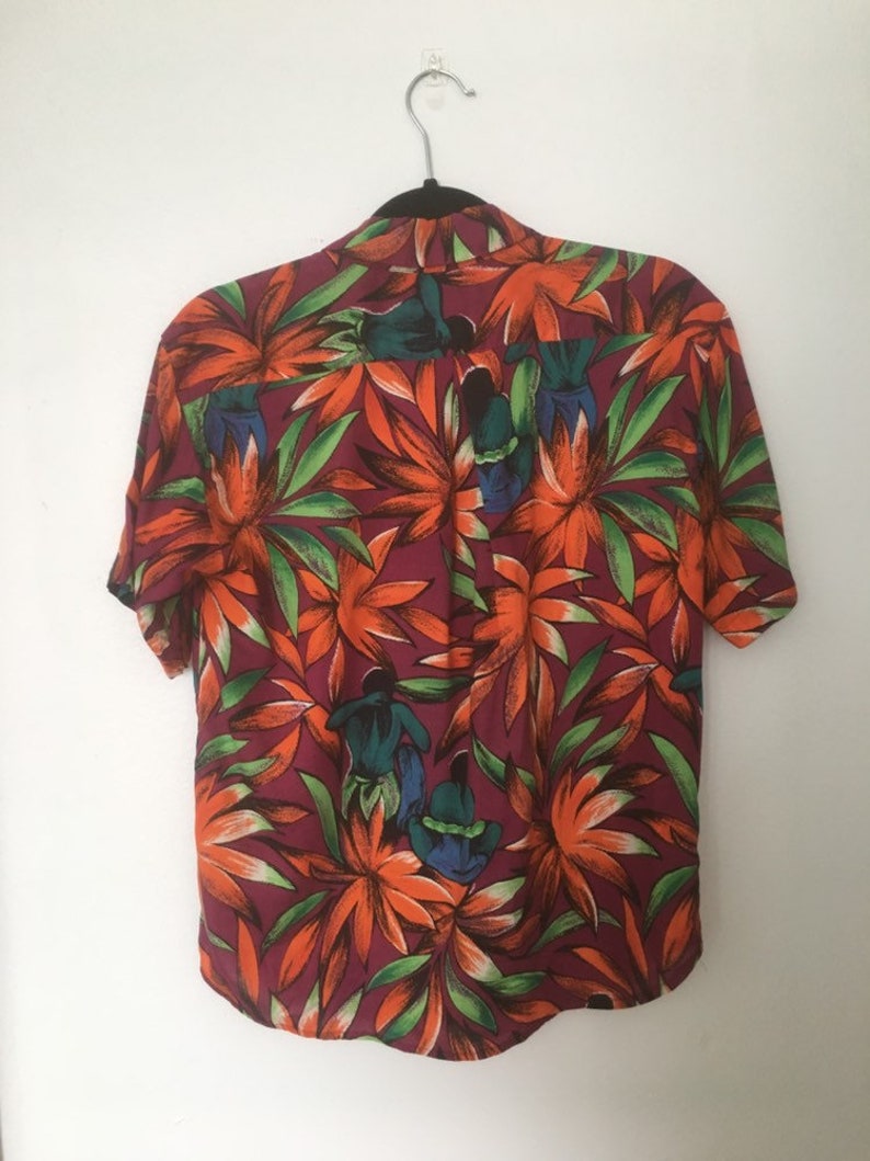 Vintage Plum Hawaiian shirt
