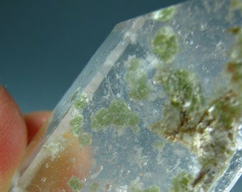 1.5" Quartz Crystal Point With Mica Pom Poms Minas Gerais Brazil Az 78