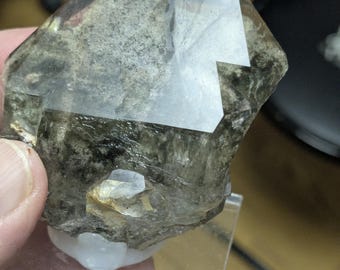 Multi-hued Unpolished Multi Hued Garden Inclusions In Quartz Crystal Point - JU 97b