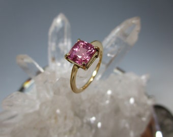 10.15 ct. Pink Burmese Spinel In Solid 18K Gold Ring #30