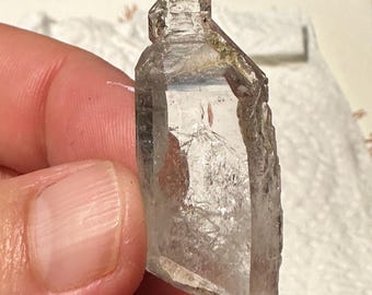 Crystal Clear Reverse Scepter Quartz From Ganesh Himal, Nepal - H111