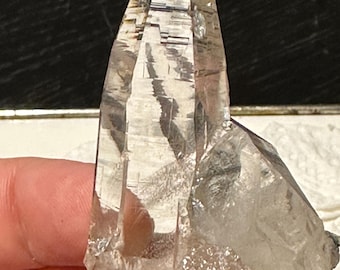 Natural Pure Quality Quartz With Chlorite Ganesh Himalaya Nepal - H102