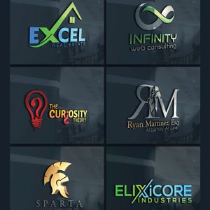 Custom Logo Design: Modern 3D , minimalist and professional logo for your brand / company