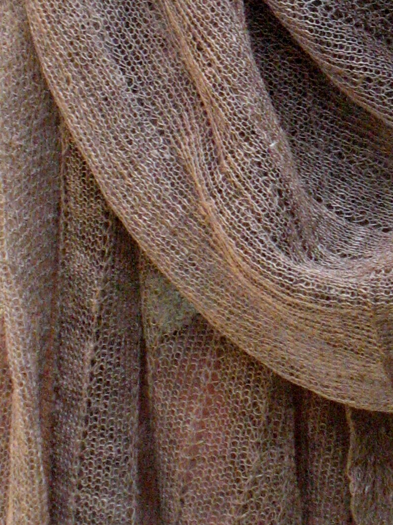 Linen Scarf Brown Organic Linen Women's Scarf Pure Linen Etsy