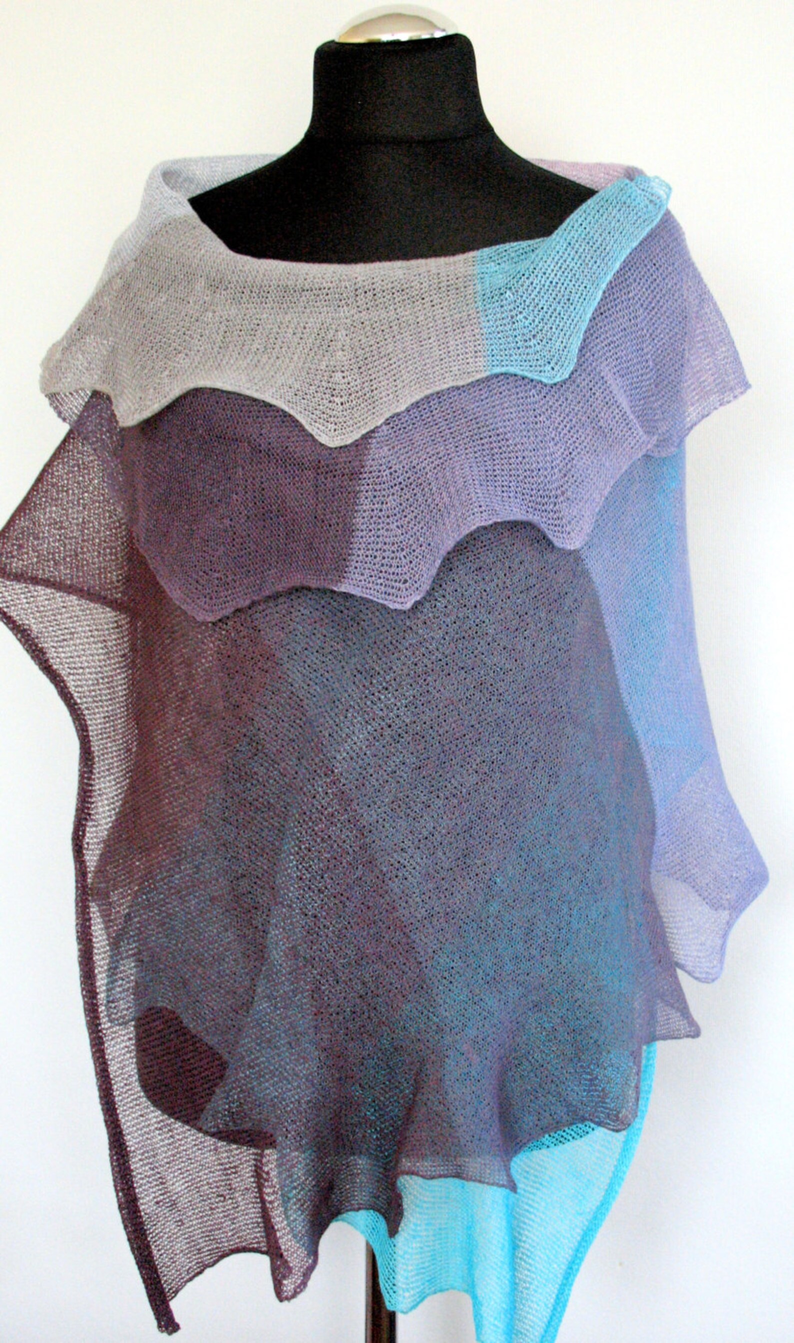 turquoise shawl wrap