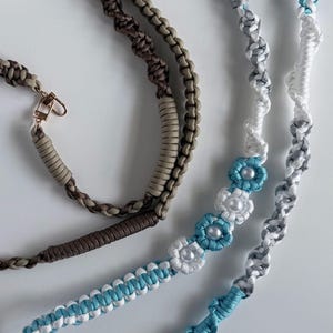 Paracord Crossbody Phone Strap, Macrame Lanyard, Shoulder Hand Wristlet Strap