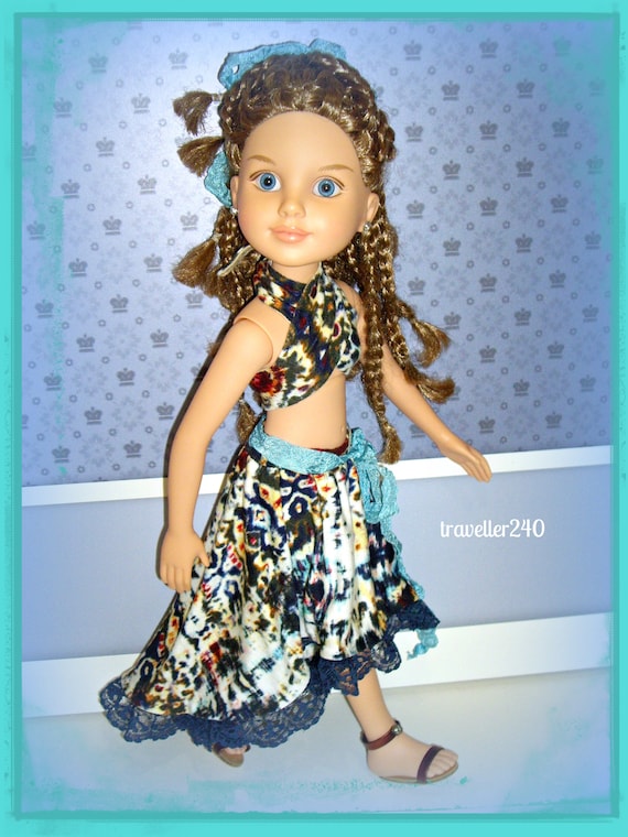 BFC Ink Doll Clothes, High Low Maxi Skirt and Top for Best